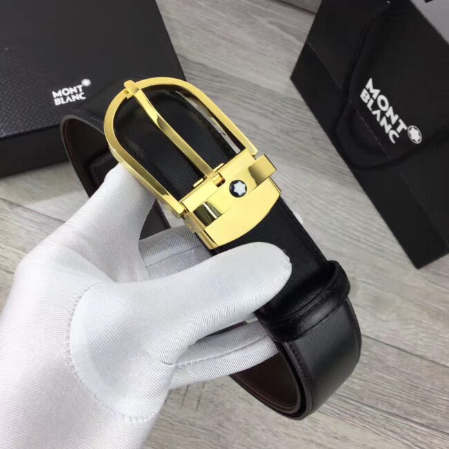 Thắt lưng Montblanc siêu cấp nam mặt khóa kim TLM01