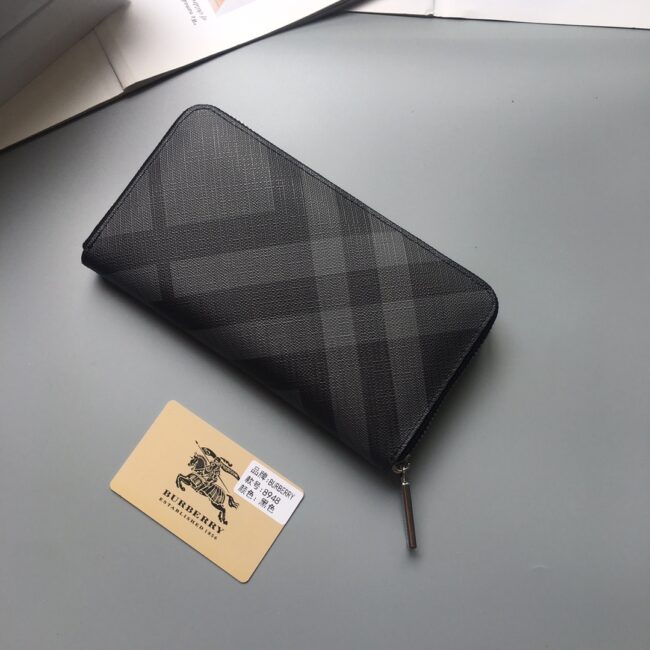 Ví Burberry siêu cấp nam dáng dài họa tiết goc VNBB05