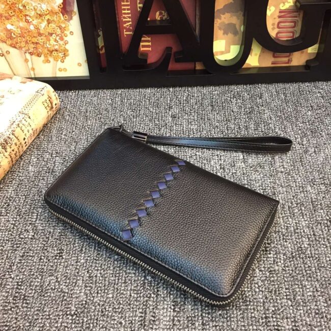 Ví Montblanc siêu cấp nam dáng dài khóa kéo tag giữa VNM11