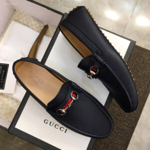 Giày lười Gucci siêu cấp họa tiết đế màu GLGC16