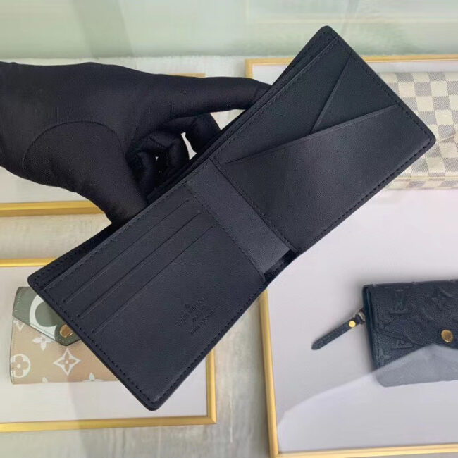 Ví nam Louis Vuitton like auth họa tiết hoa dập chìm VNLV04