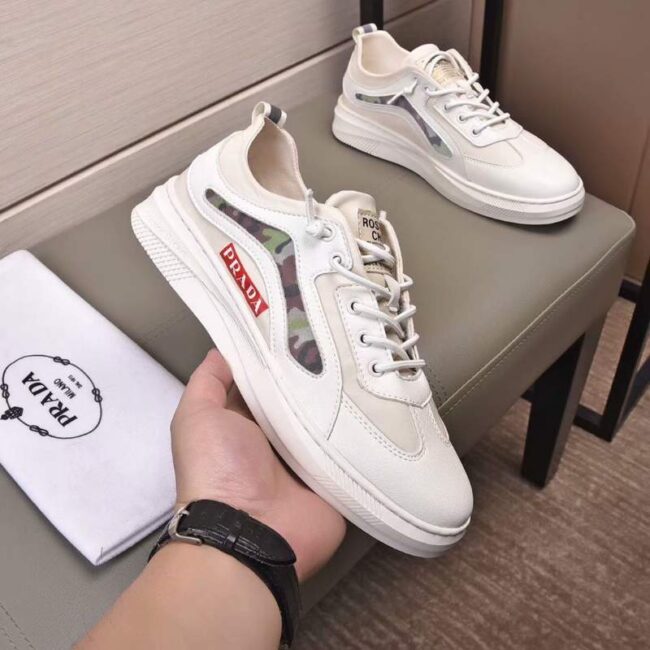 Giày nam Prada siêu cấp họa tiết rằn ri GNP02