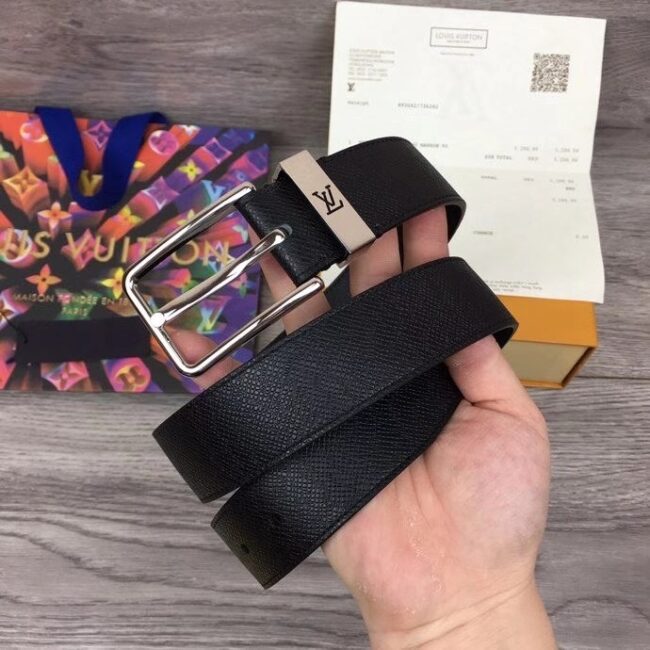 Thắt lưng Louis Vuitton like au khoá kim da taiga TLLV26
