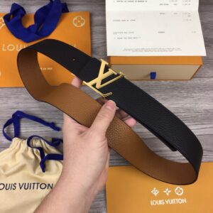 Thắt lưng Louis Vuitton nam like au dây hai mặt khoá logo TLLV22