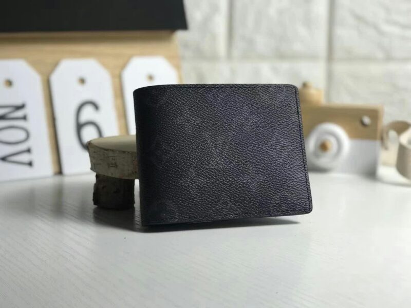 Ví nam Louis Vuitton like au hoạ tiết hoa đen VNLV48